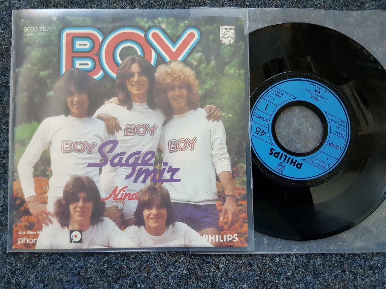 7"" Single Vinyl Boy - Sage mir/ Nina