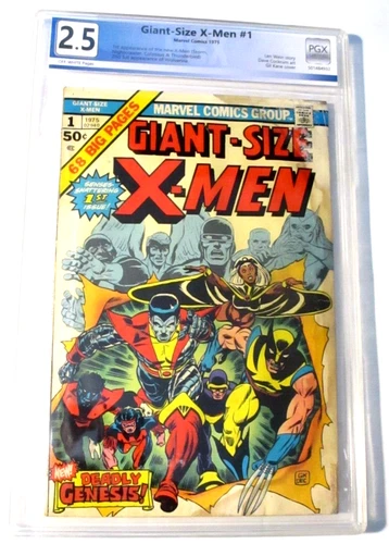 GIANT-SIZE X-MEN #1 1975 PGX GRADED 2.5 + CGC BAG 1ST APP NEW X-MEN 2ND WOLVERIN