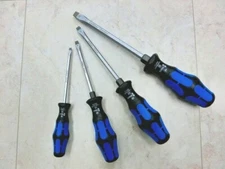 Wera Diamond Screwdriver Negative 4pcs Set 33DC/4S33DC4S Screwdriver Negative 4