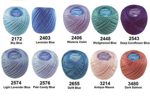 50 x 42m Circulo TORCAL Perle 5 Crochet Embroidery Crewel Thread - Your Choice - Picture 3 of 10