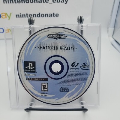 Animorphs: Shattered Reality (Sony PlayStation 1, 2000) PS1 Disc Only 