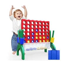 Aywewii 1.9 Feet Giant 4-to-Score Connect Game Set for Kids and Adu... Fast Ship