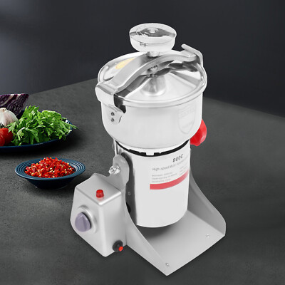 800g Electric Grain Grinder Commercial Electric Dry Grain Mill Grinder 30000rpm