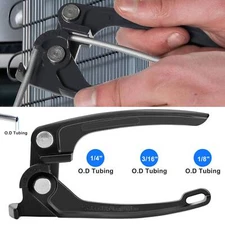 3-IN-1 Tubing Tube Bender Fuel Brake Line 1/8" 3/16" 1/4" Aluminum Copper Steel