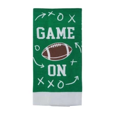 Set of 2 Football Themed Kitchen Towels- "GAME ON" 14 in x 24 in