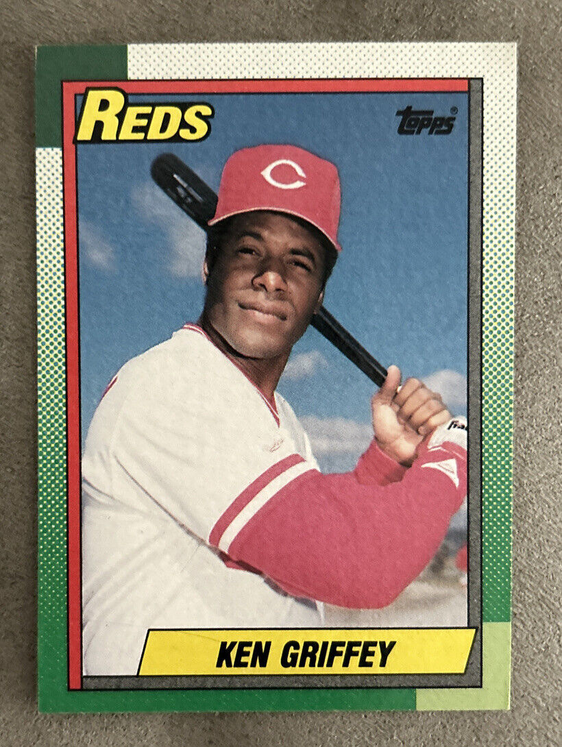 1990 Topps Ken Griffey, Sr. Baseball Card #581 Reds VGEX 1990 Topps Ken Griffey, Sr. Baseball Card #581 Reds VGEX
