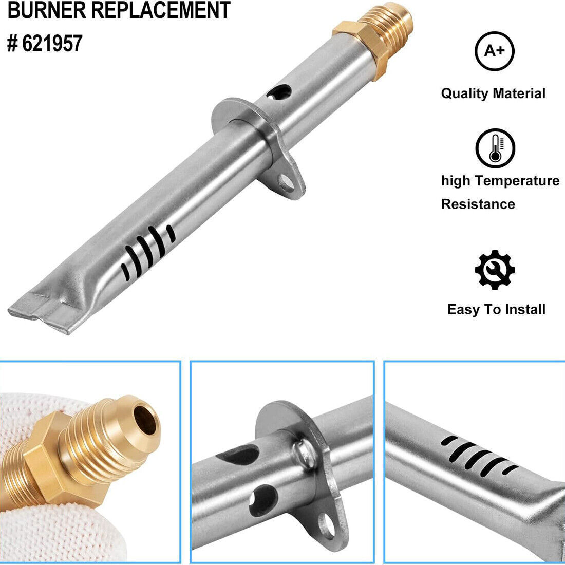 621957 Refrigerator Burner Orifice Assembly Parts For Norcold N6 N8 Series RV 