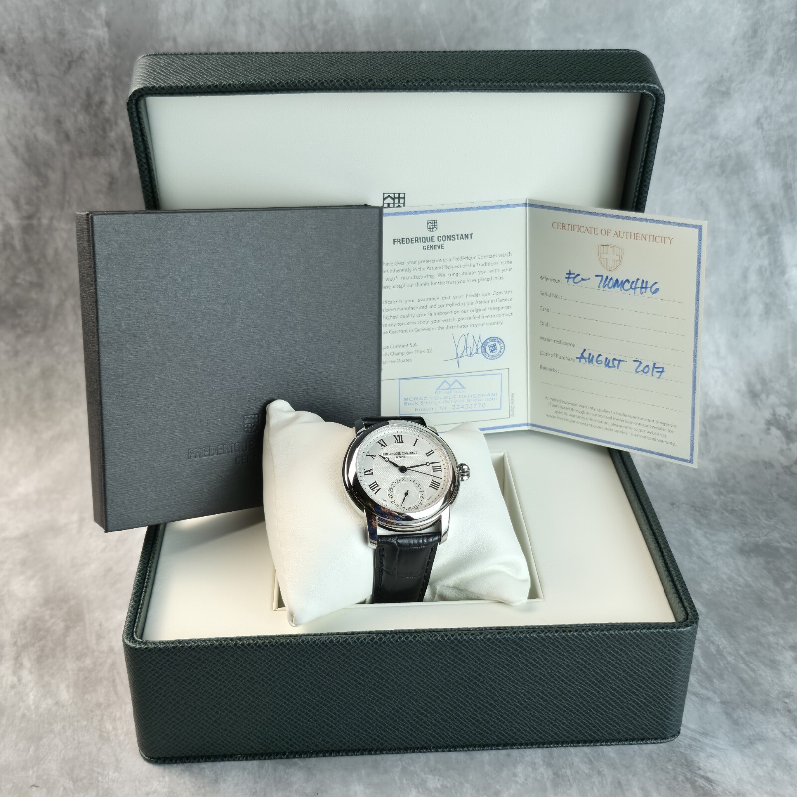 Frédérique Constant Manufacture classic Silver 42 mm Men's Watch