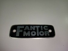 TARGHETTA " FANTIC MOTOR " per serbatoio fantic super rocket 50 - MISURE 9x3