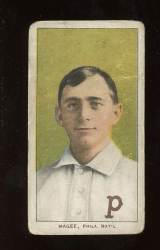 1909 T206 Baseball #296 Sherry Magee (Portrait) GD *e1