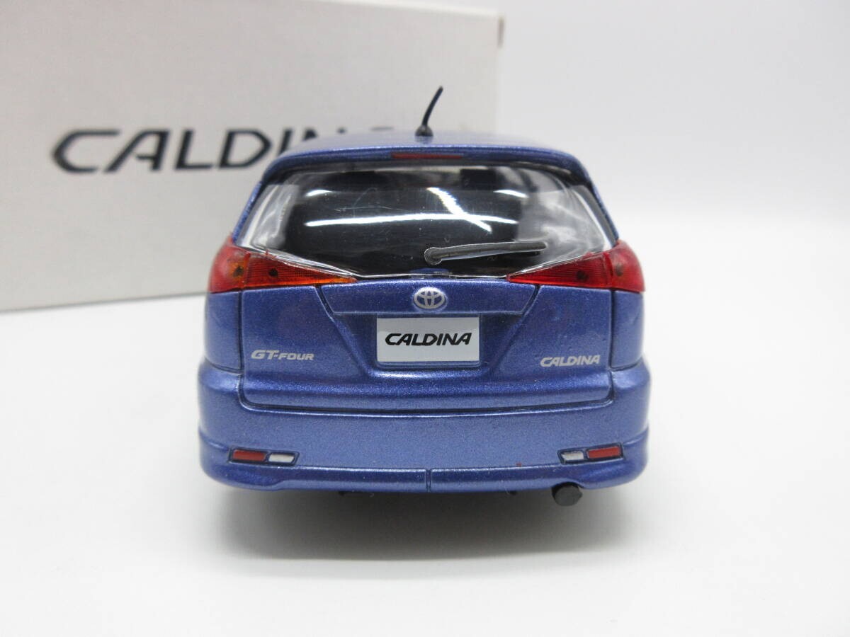 ミニカー CALDINA 1/24 1:24 Toyota CALDINA color sample minicar blue metallic