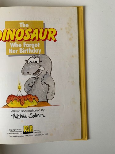 Michael Salmon The Dinosaur Who Wanted To Fly + 5 More, Hardcover, 1990 - Bild 5 von 24