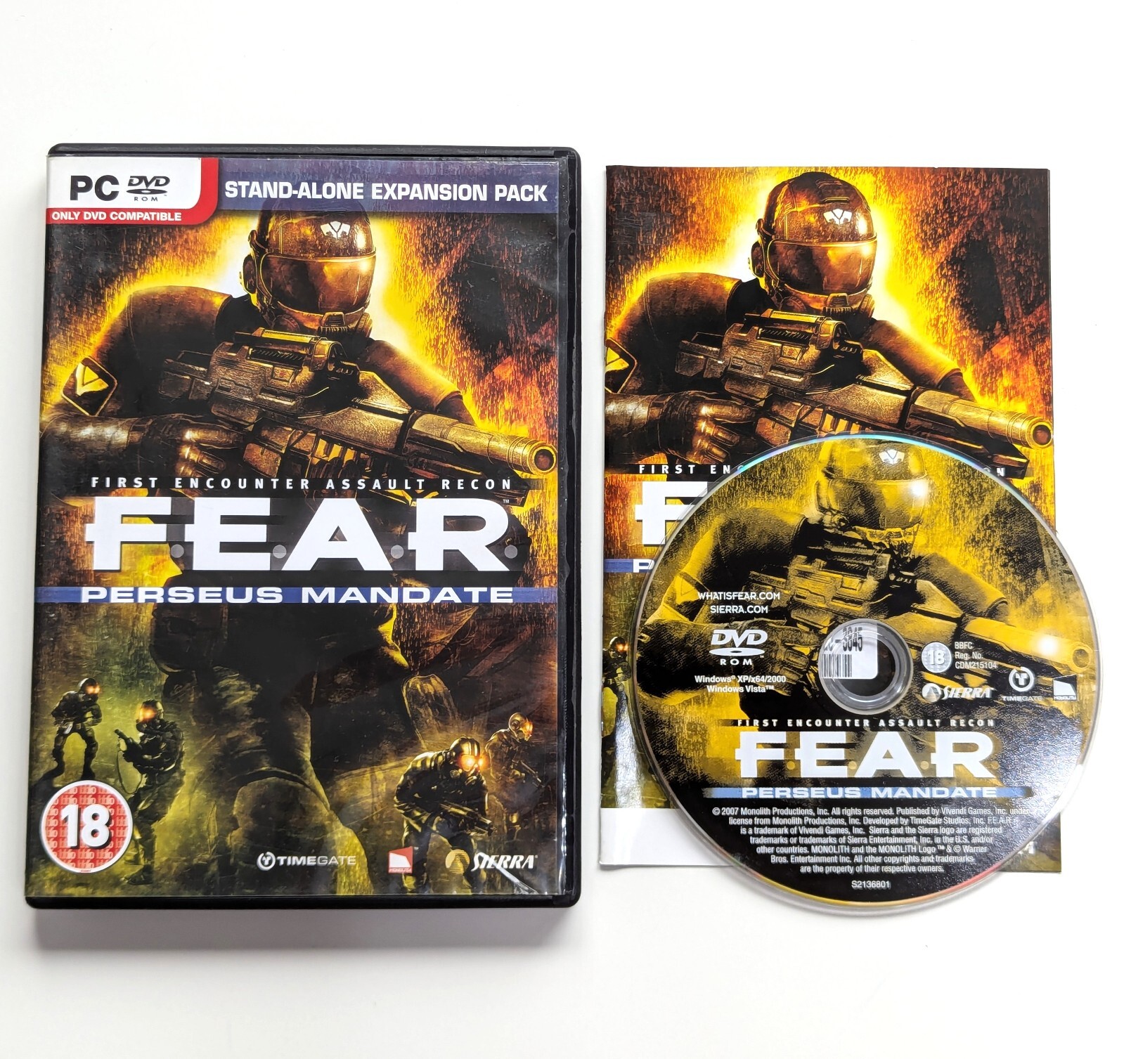 FEAR: Perseus Mandate - Stand-Alone Expansion Pack - F.E.A.R. - PC DVD-ROM