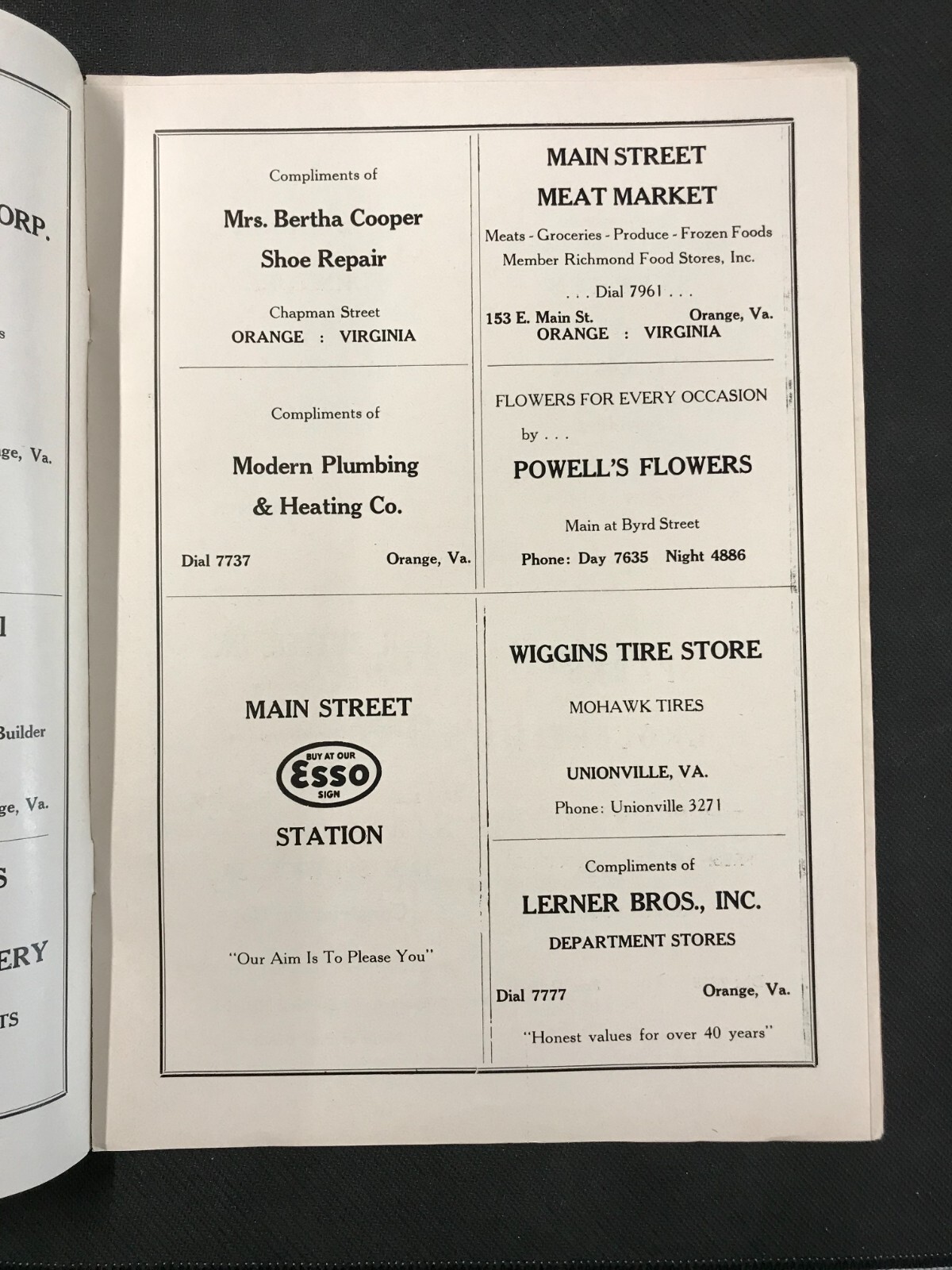 Lot of 3 High School Basketball Tournament Program March 1959 Orange