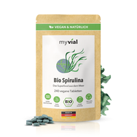 Bio Spirulina Tabletten Presslinge Bio 240 StüCk Vegan 500Mg | 40-Tage-Vorrat