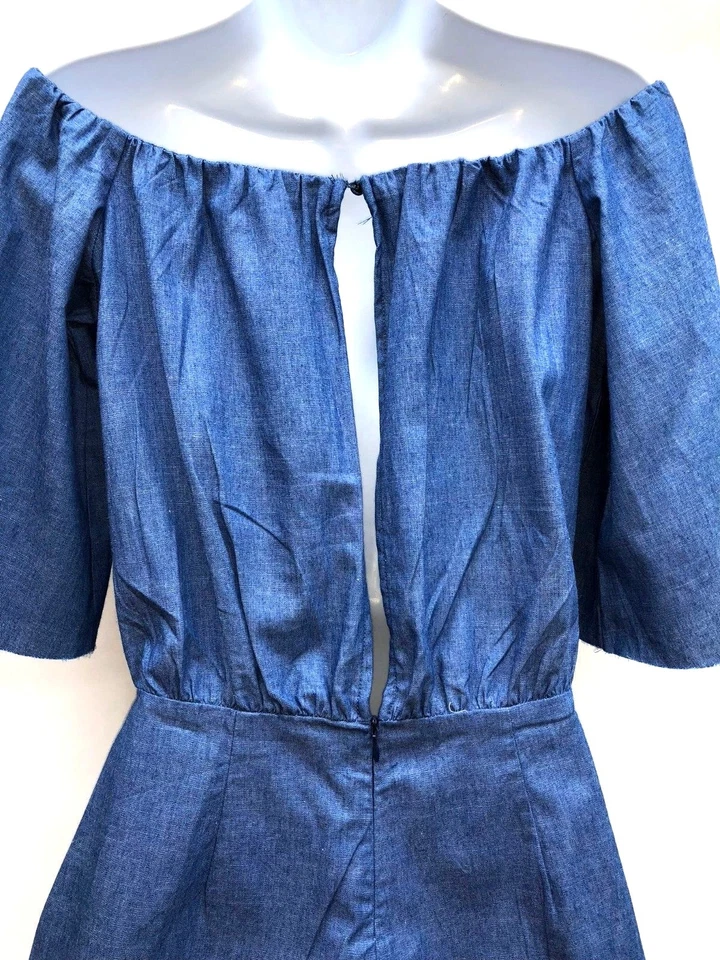 Zara Denim Ausschnitt Overall Größe Xs S M Ref 5520 044 - Bild 3 von 4