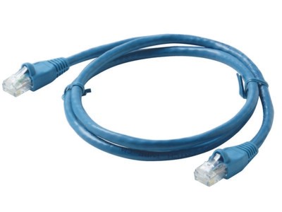 Steren 3-ft Cat5e Standard Network Cable, Blue