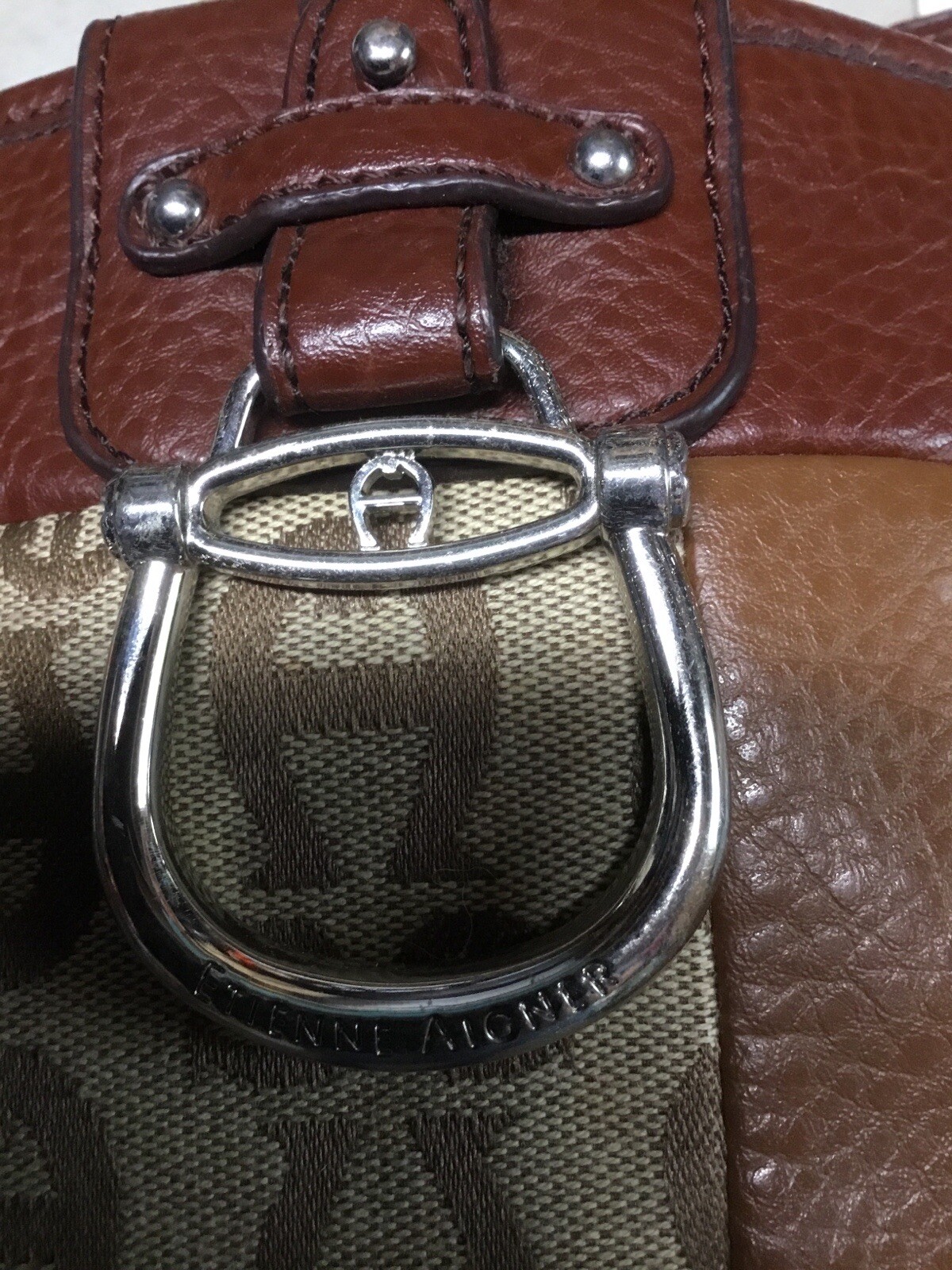 Etienne Aigner  Vintage Patchwork, Monogram Purse - image 5