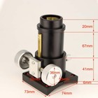 1.25" Metal Focuser for Reflector Telescopes, Cnc Machined, Rack & Pinion, Black