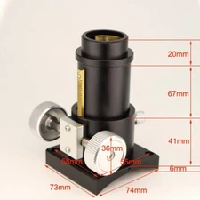 1.25" Metal Focuser for Reflector Telescopes, CNC Machined, Rack & Pinion, Black