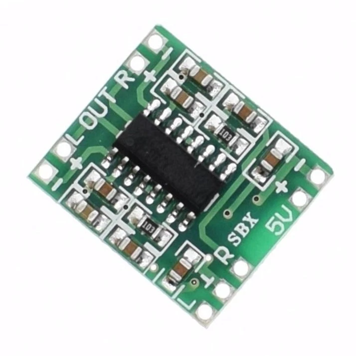 MINI AMPLIFICATORE DIGITALE 3 + 3W 2,5-5V CLASSE D MODULO PAM8403  - Immagine 4 di 4