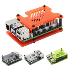 For Raspberry Pi5 Acrylic Case Enlosure Shell For Pi5 Radiator Fan Active Cooler