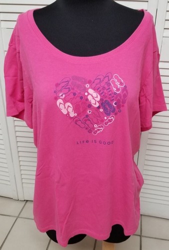 Top donna Life Is Good manica lunga, corta, taglia XL e XXL - Lotto - Scegli tu - Foto 8 di 22