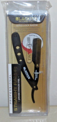 BLACKICE Professional Straight Razor Japanese Stainless Steel Swing Lock NEW