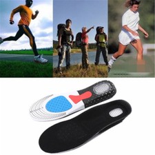 1 Pair Silicone Gel Plantar Fasciitis Orthotic Insoles Arch Support Shoe Pads