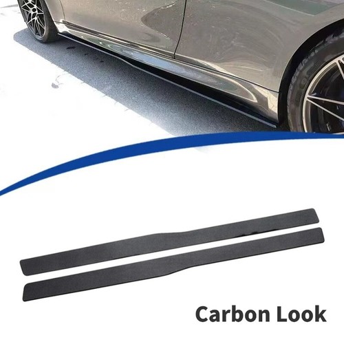Carbon Fiber Style Side Skirts For BMW F80 M3 F82 M4 2015-2020 Extenstion Lip