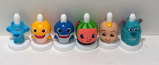 Good 2 Grow Juice Toppers BABY SHARK Characters Sippy Lids Lot of 4  Daddy Baby