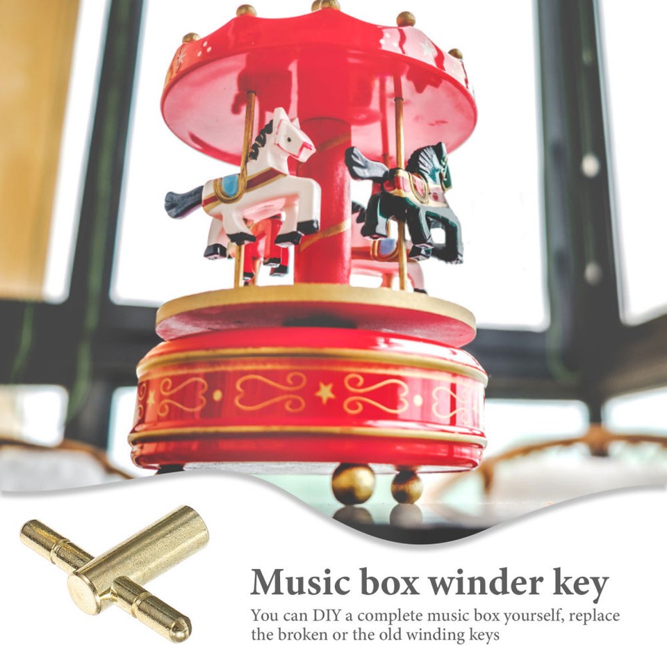 4pcs Musical Mechanism Movement DIY Music Box Key Replacement Music Box