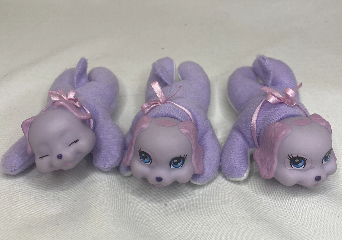 Puppy Surprise Replacement Puppies Lot Of 3 Purple Pink eBay