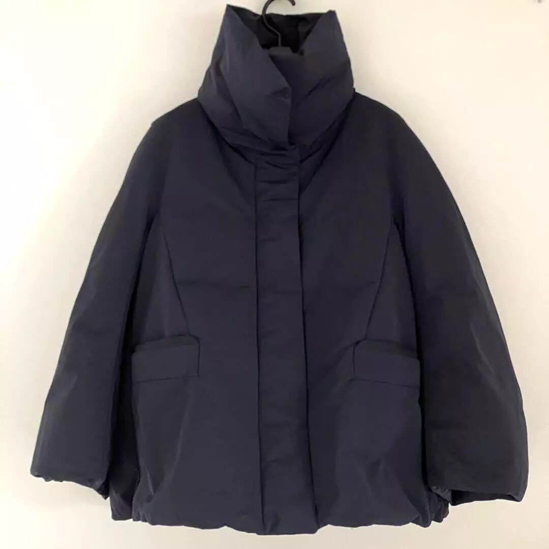 Uniqlo x Jil Sander J Hybrid Down Jacket Women Navy Size L From Japan