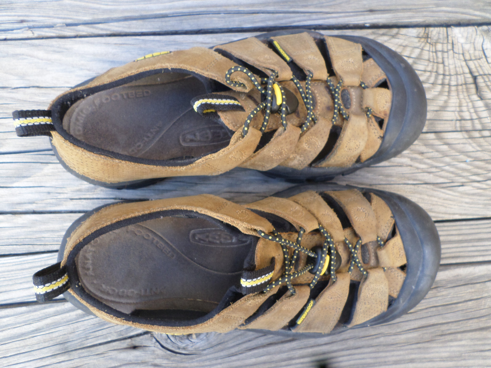 KEEN Newport Sandali sportivi in pelle marrone impermeabile da donna 8 5 (39 euro)