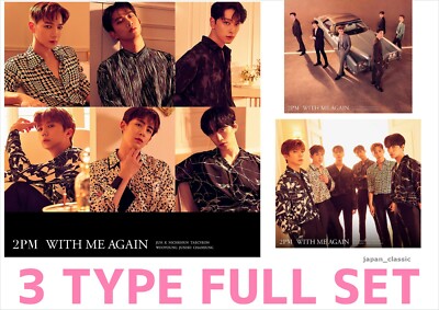 2PM WITH ME AGAIN CD LIMITED EDITION TYPE A TYPE B REGULAR JAPANESE JAPAN