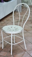 Sedia Antica In Ferro Fine '800 Ditta Franci Siena Vittorio Corcos Campi Elisi