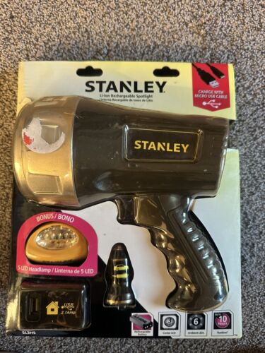 STANLEY SL3HS Rechargeable Upto 750 Lumen LED Lithium Ion Spotlight - NEW