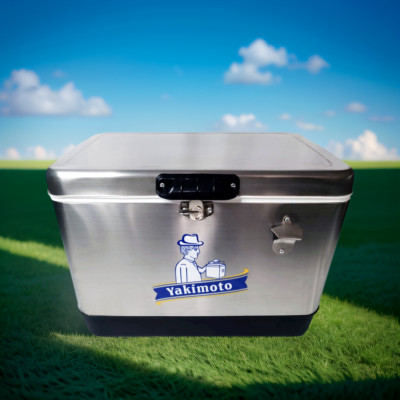 Yakimoto 54Qt large stainless steel Cooler, Hard Ice Chest-NEW-Special Offer