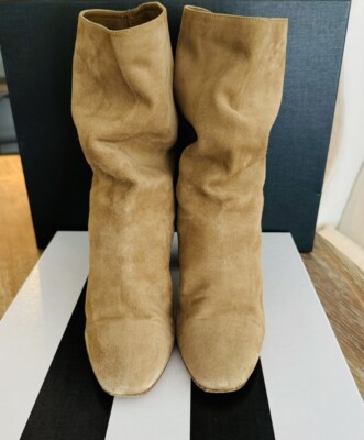 Suede Slouchy Booties Size 37/7