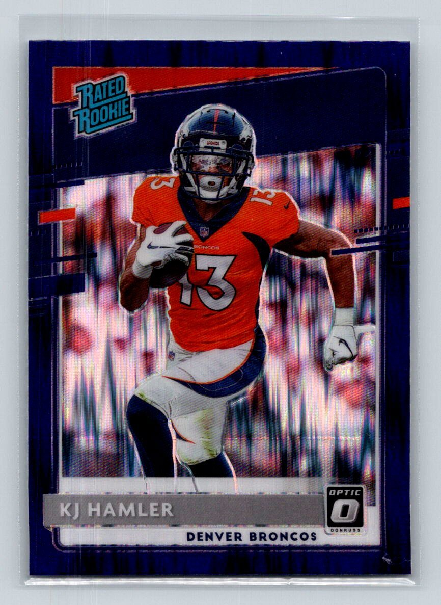 2020 Donruss Optic #170 KJ Hamler Purple Shock