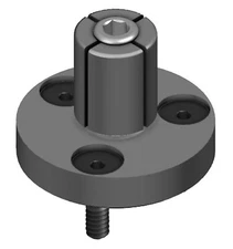 Mitee-Bite #38050: ID Xpansion Clamp Size #0, Machinable: 7.1mm Min.
