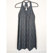 Merrell Ellsworth Dress Printed Activewear Summer Sporty Black Blue Size M