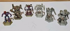 6 Vintage 80s Metal Battletech Miniatures Figures Ral Partha Some Painted