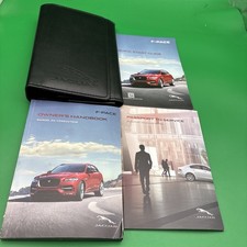 2017 Jaguar F-pace Owners Manual With case