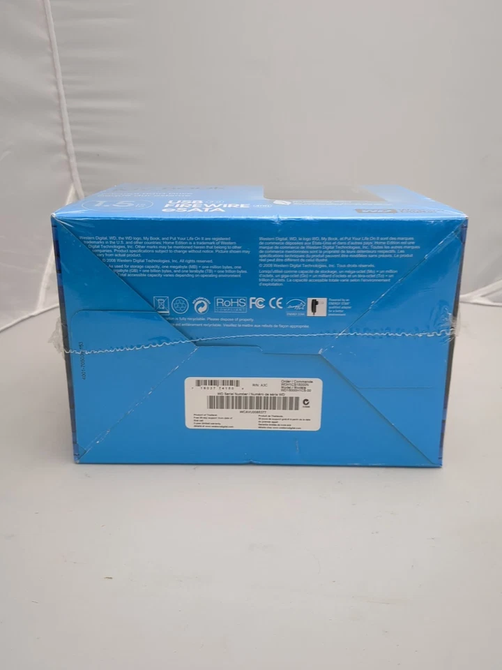 NEW Western Digital My Book Home Ed 1.5TB USB 2.0 Firewire 400 Desktop HardDrive - Image 3 of 3