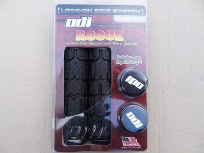 ODI Rogue Lockon Lenkergriffe Bonus Pack mit Klemmringen, schwarz - Bild 1 von 2