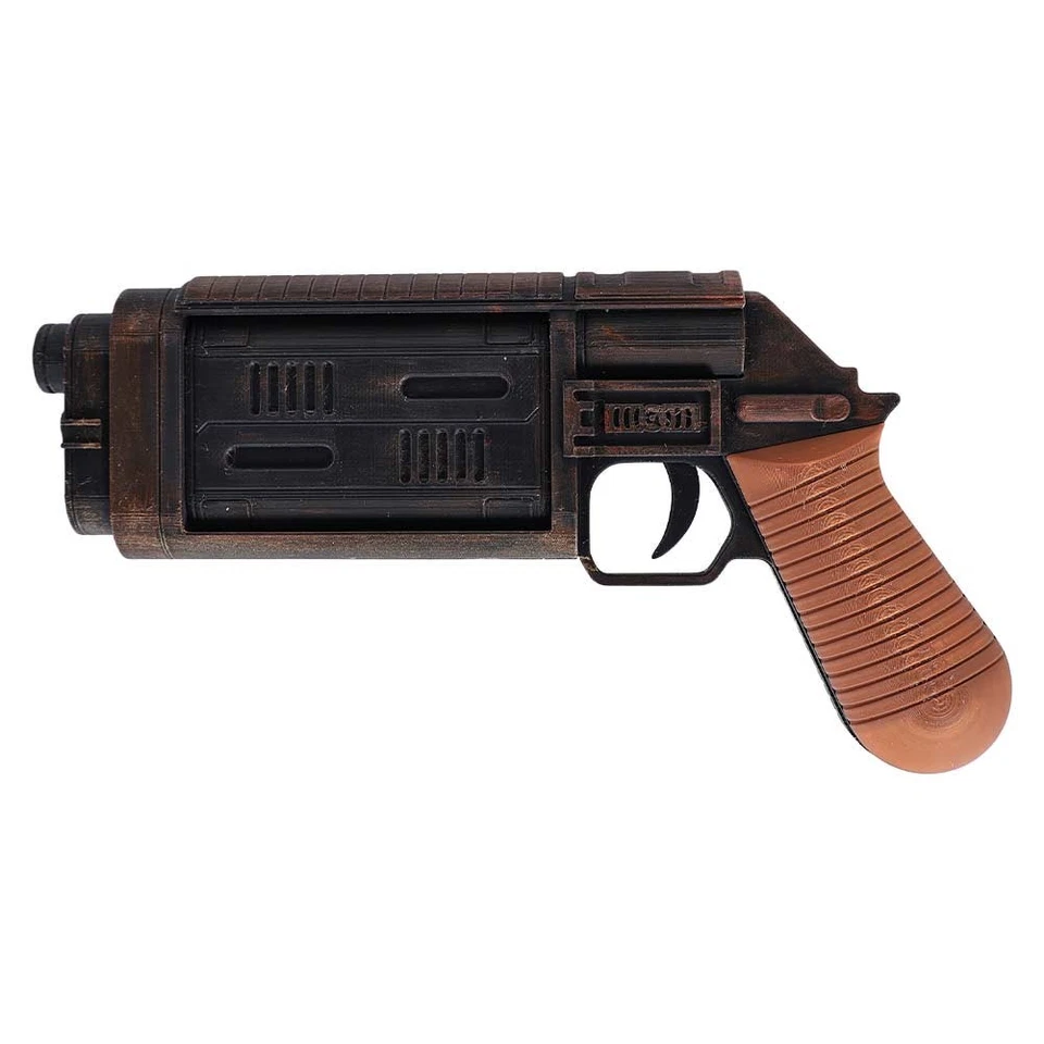 Pistola de Cosplay Cassian Andor Impresa en 3D Marrón Arma Blaster Pistola Decoración Foto 2 de 4