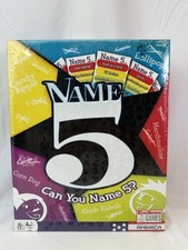 Name 5 Can You Name 5? Board Game By Endless Games Made In USA