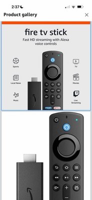 Amazon Fire TV Stick, sharp picture quality, fast streaming, free & live TV